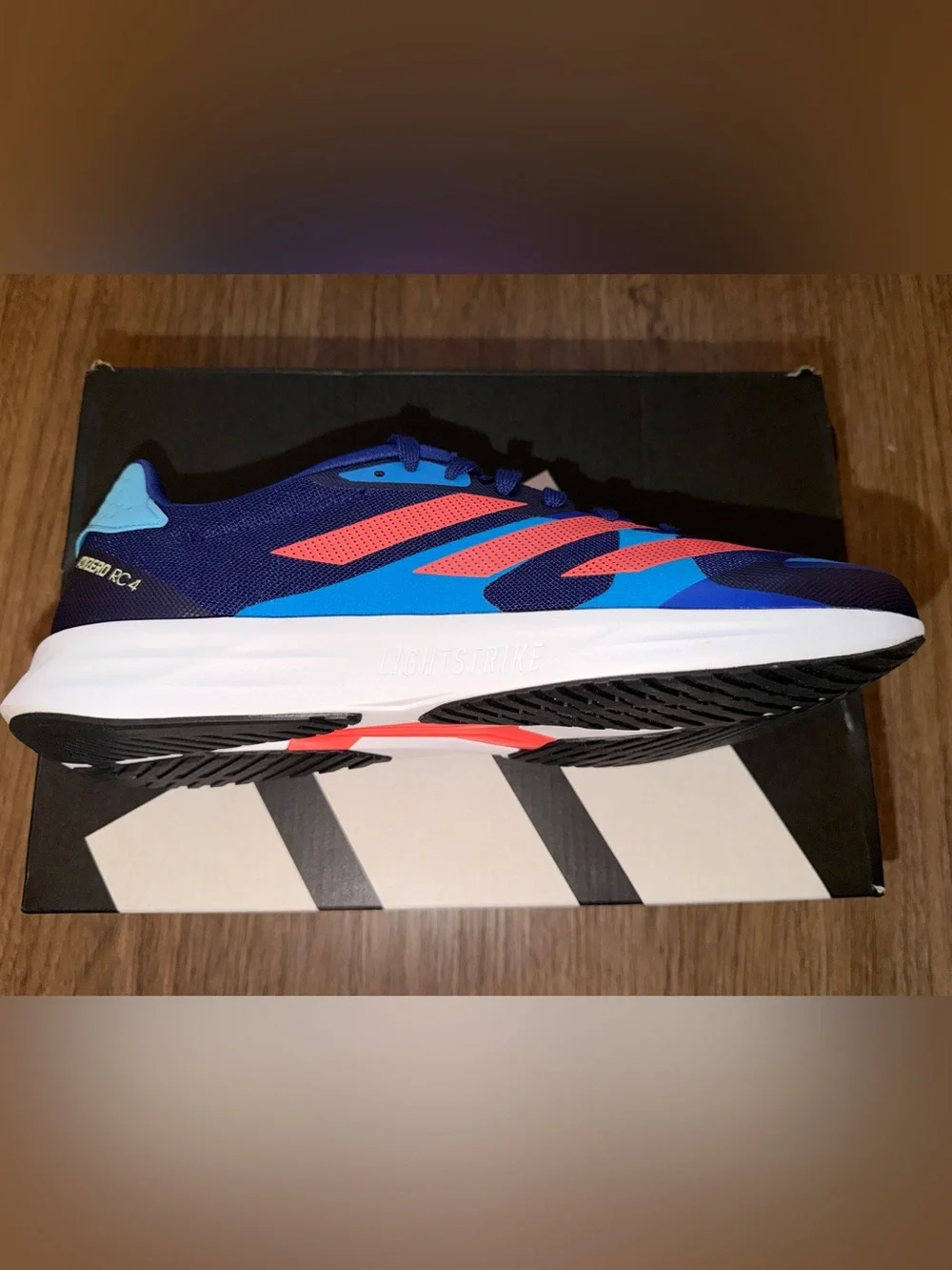Adidas Adizero RC 4 Blue Running Shoes - Blue